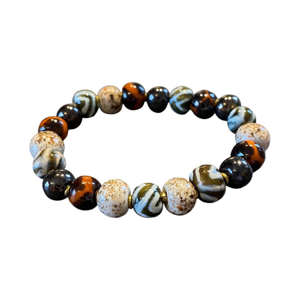 Perlearmbånd - African gold