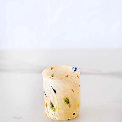 Cicchetto B7 Elfenben i Murano-glas - Æske med 6 stk.