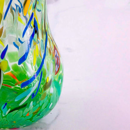 Brocca - B12 Decoro MG grøn i Murano-glas