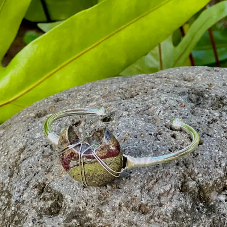 Dragon Blood Moon ædelsten  armbånd