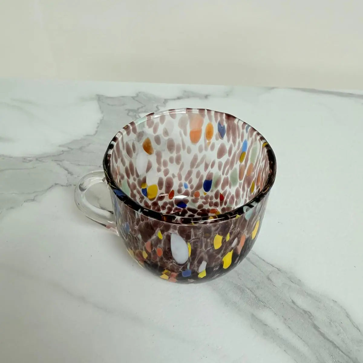 Cappuccinokop i ametyst Murano-glas 250 ml