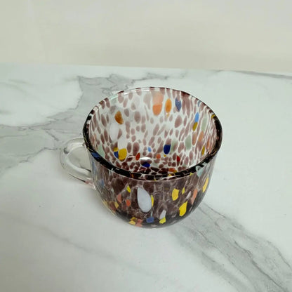 Cappuccinokop i ametyst Murano-glas 250 ml