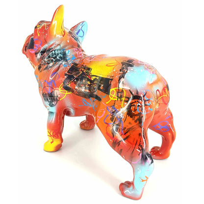 Fransk Bulldog – Håndmalet kunstfigur
