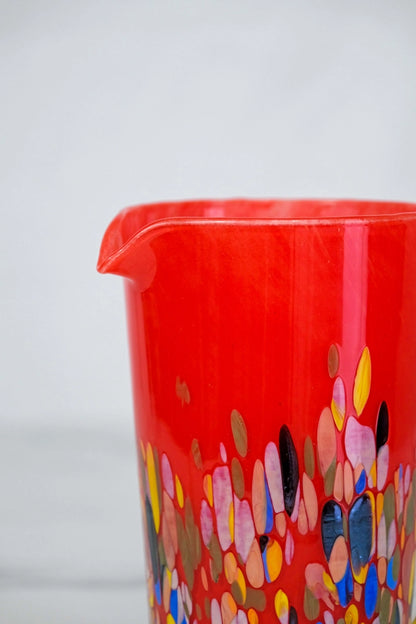 Brocca - Collezione Roma rød i muranoglas
