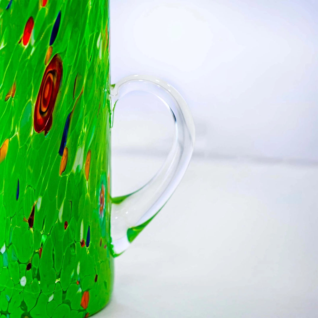 Kande - B1 Grøn i mundblæst Murano-glas 1000 ml