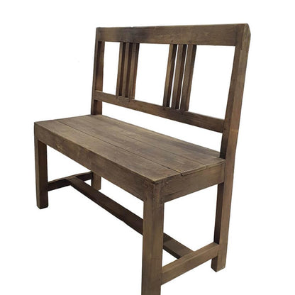 Gammel original patineret biblioteksbænk