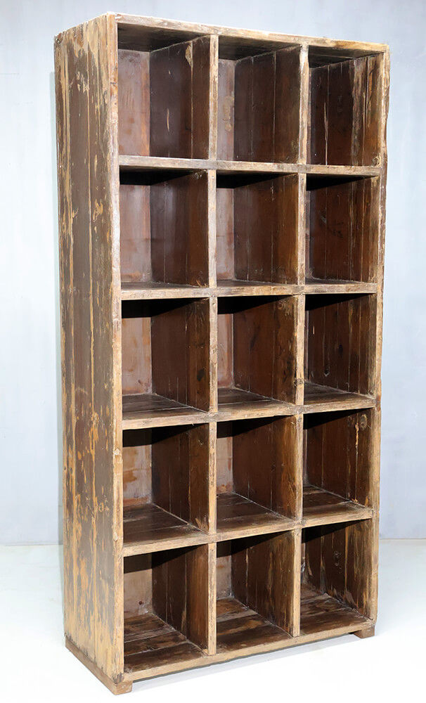 Trademark Living Gammel reol med 15 rum