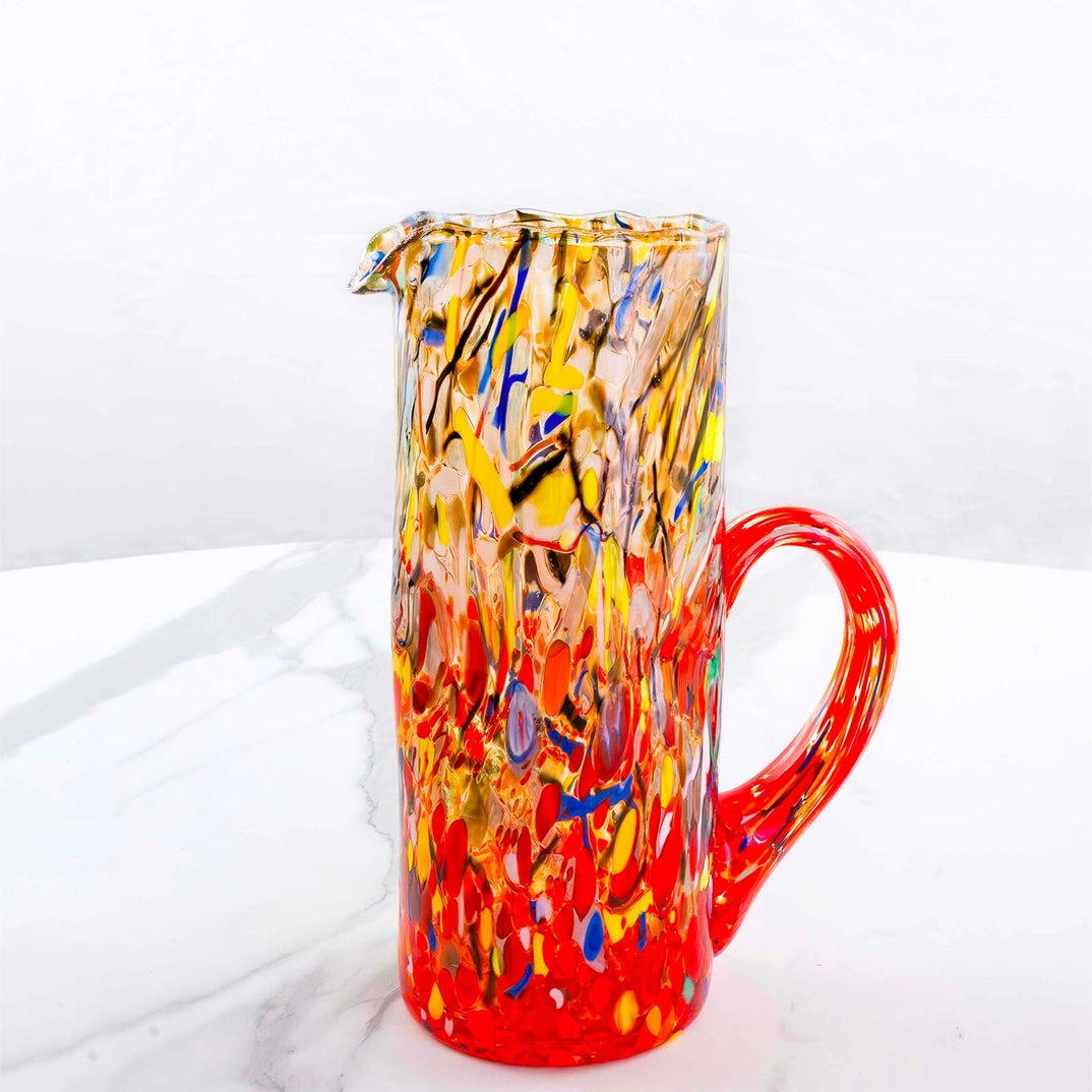 Kande - B1 Dekor  Rød i Murano-glas 1000 ml