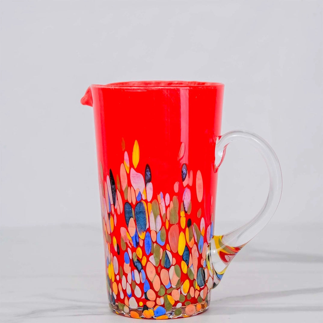 Brocca - Collezione Roma rød i muranoglas