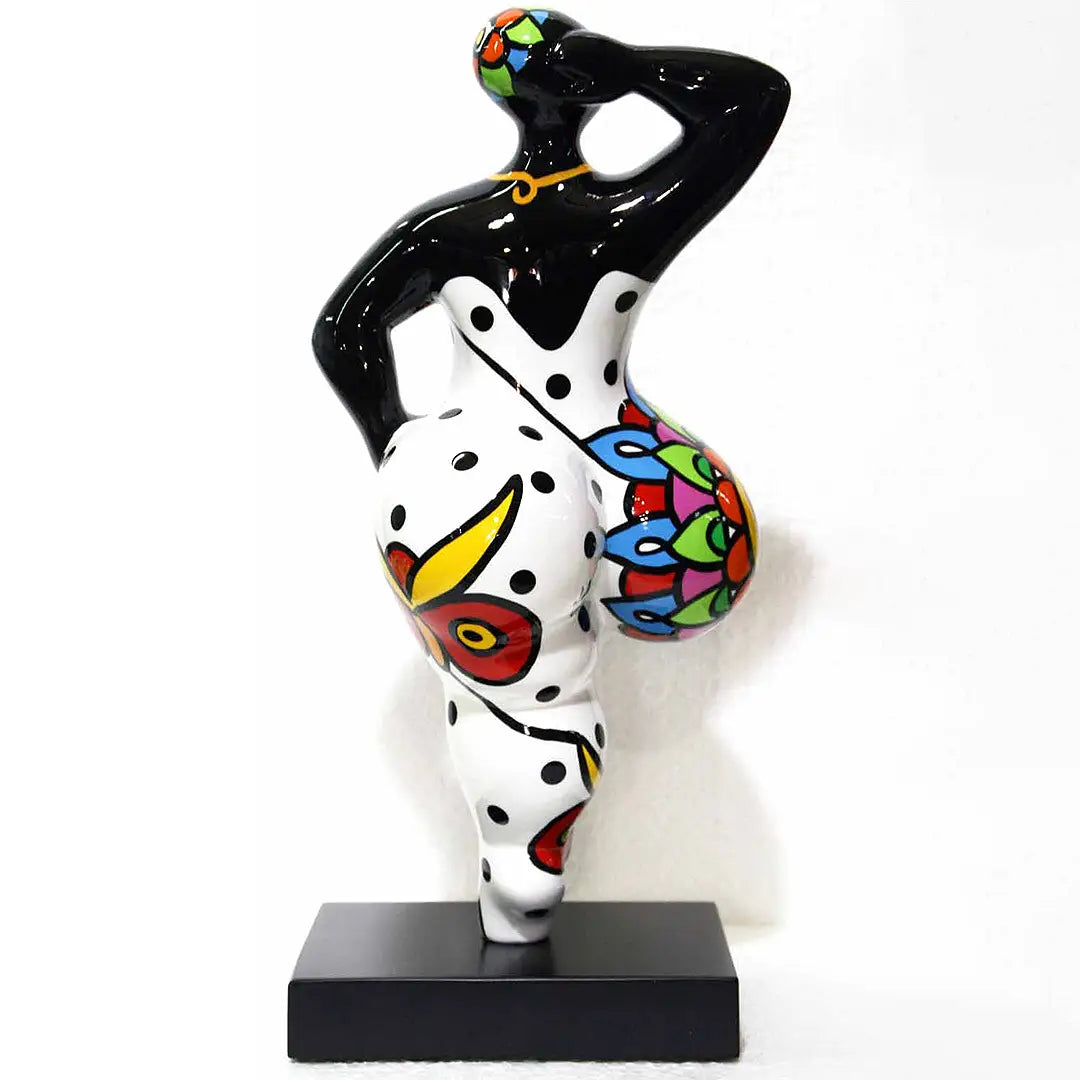 BLACK ISA - Håndmalet kunstfigur