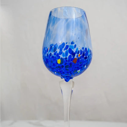 Calice Elegance Blå i mundblæst glas fra Murano