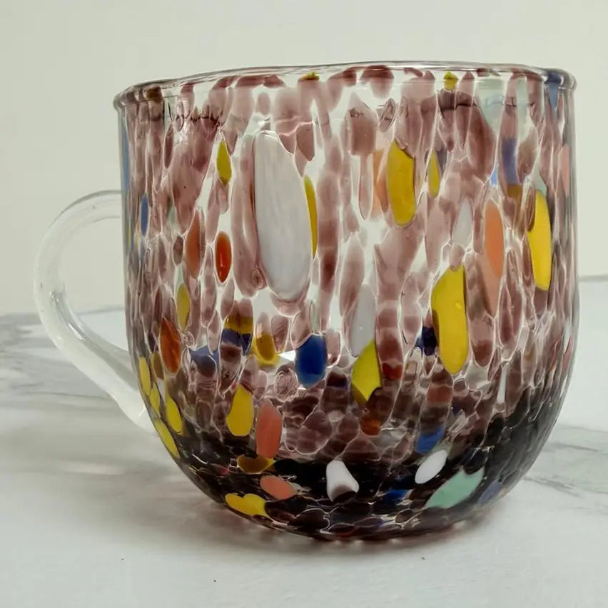 Cappuccinokop i ametyst Murano-glas 250 ml
