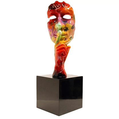 THE FACE AURORA - Håndmalet kunstfigur