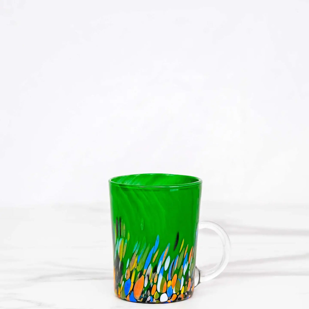 Kop Serie Roma Grøn i Murano-glas