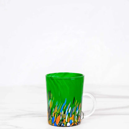 Kop Serie Roma Grøn i Murano-glas