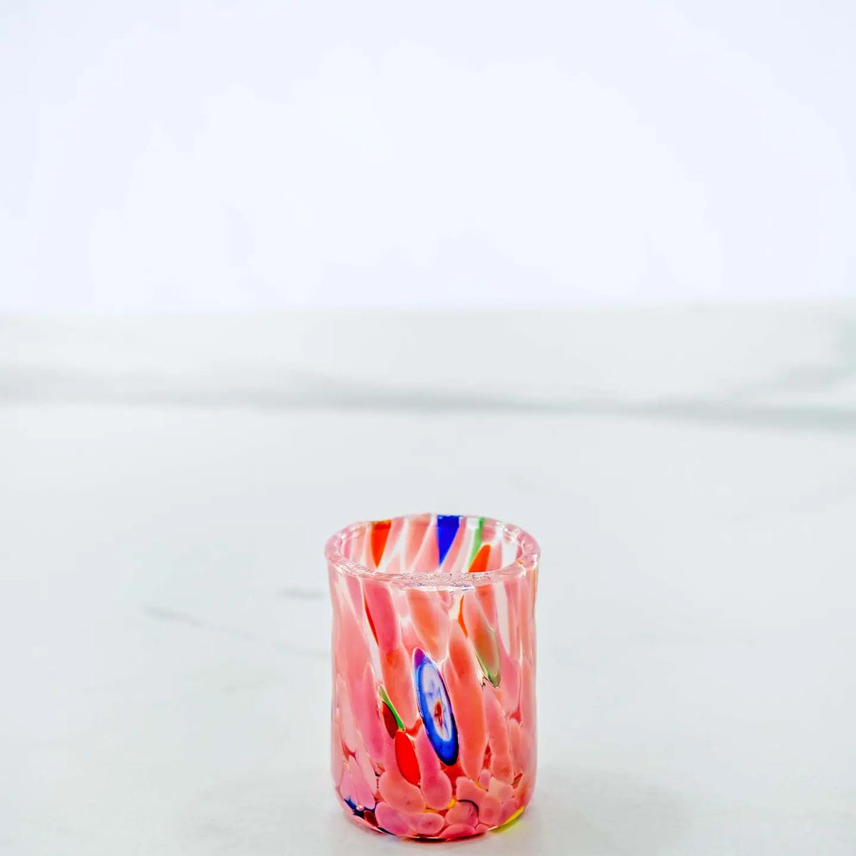 Cicchetto B1 Rosa i mundblæst Murano-glas 50 ml - Æske med 6 stk.