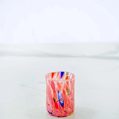 Cicchetto B1 Rosa i mundblæst Murano-glas 50 ml - Æske med 6 stk.