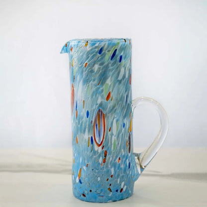 Kande - B1 azurblå i mundblæst Murano-glas 1000 ml