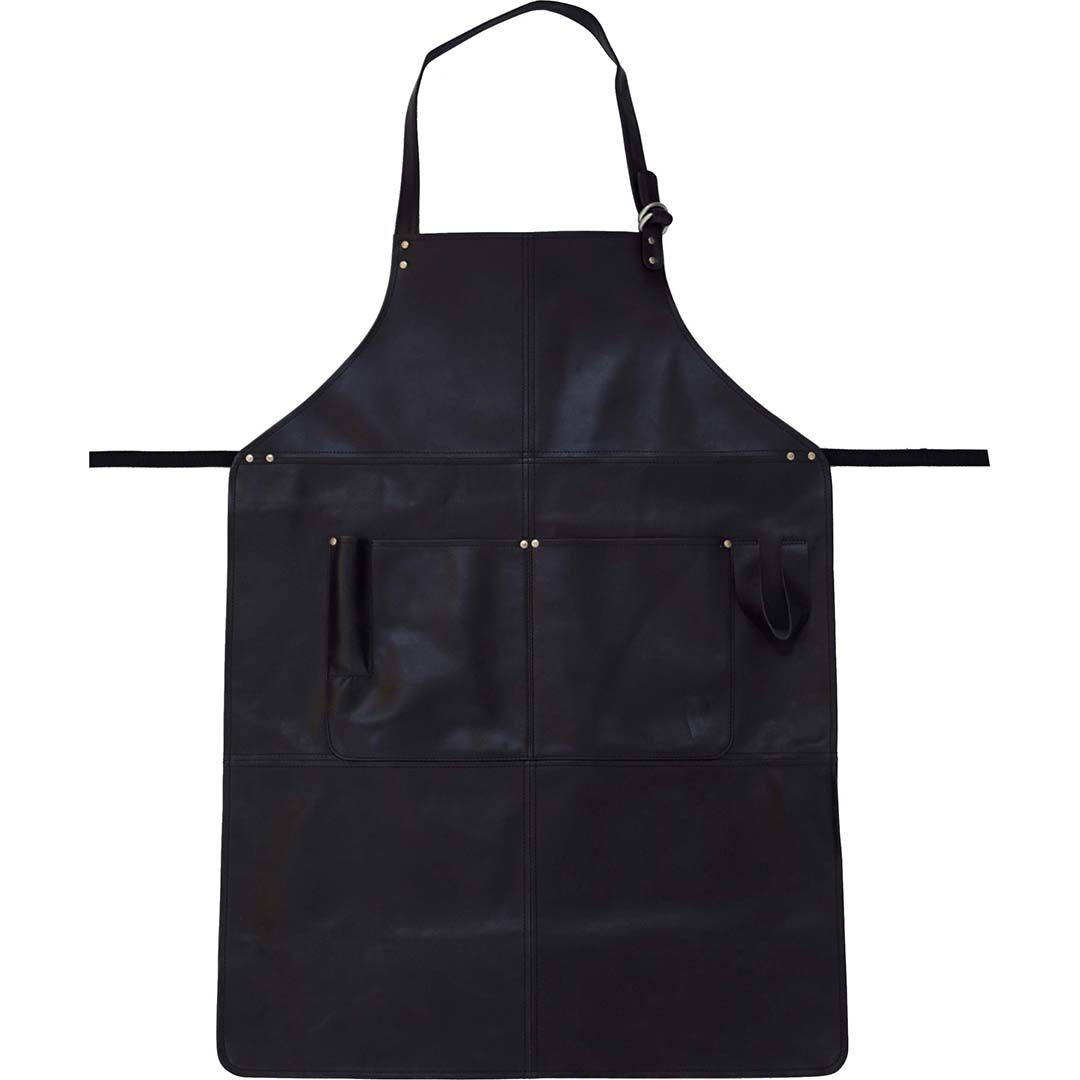 Trademark Living Nor forklæde i sort læder - L