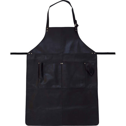 Trademark Living Nor forklæde i sort læder - L