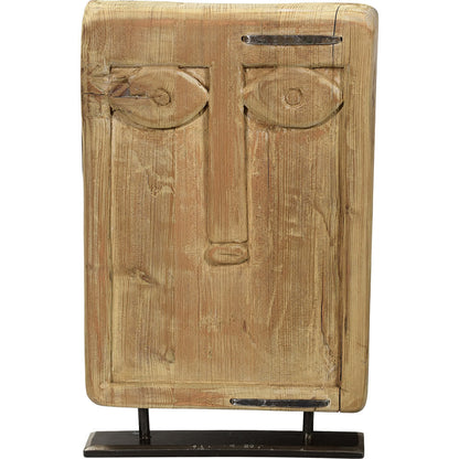 Trademark Living Art træskulptur på jernfod