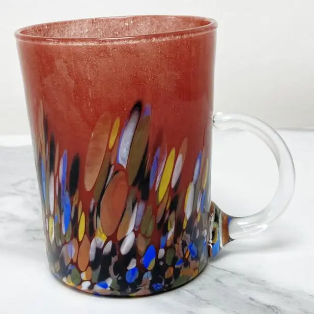 Kop Serie Roma koral i muranoglas