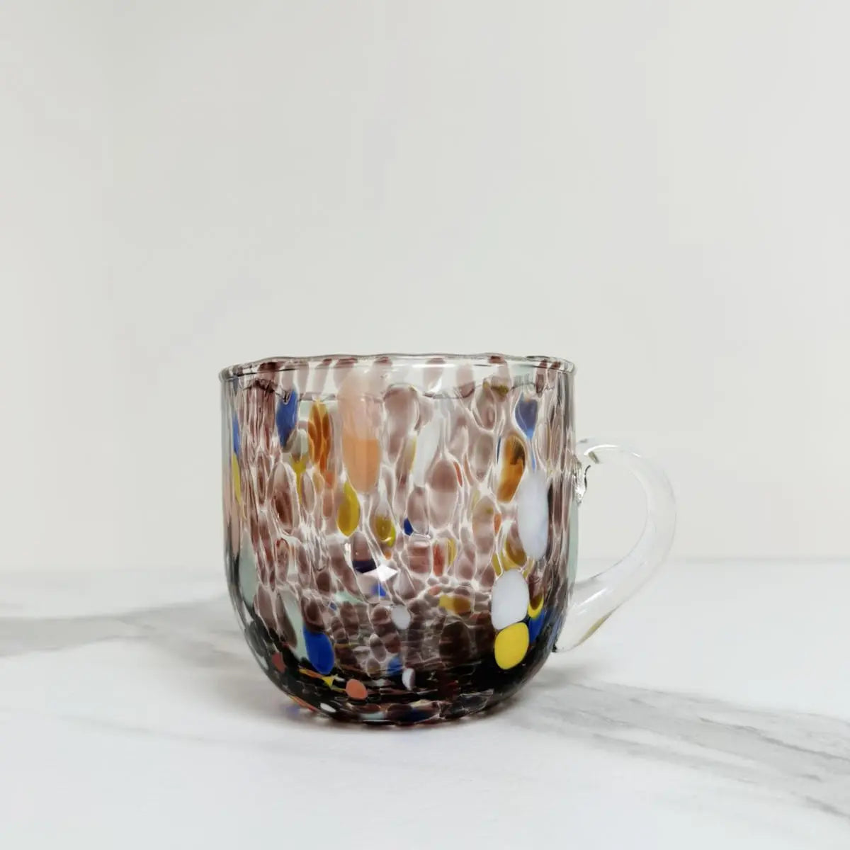 Cappuccinokop i ametyst Murano-glas 250 ml