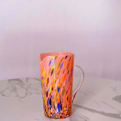 Brocca fra Roma Rosa-kollektionen i Murano-glas