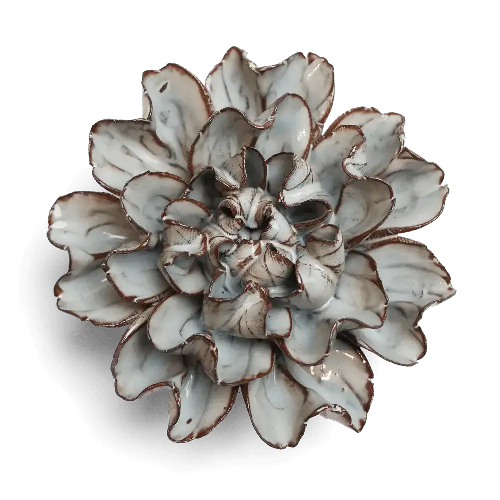 Lisianthus Keramiske Blomster - Håndlavet