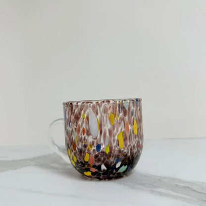 Cappuccinokop i ametyst Murano-glas 250 ml