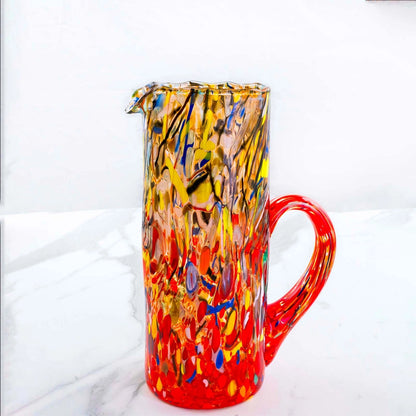 Kande - B1 Dekor  Rød i Murano-glas 1000 ml