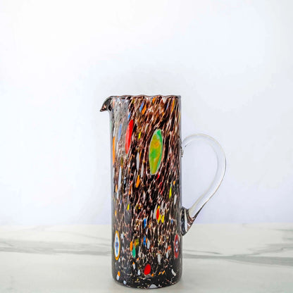 Kande - B1 sort i mundblæst Murano-glas 1000 ml