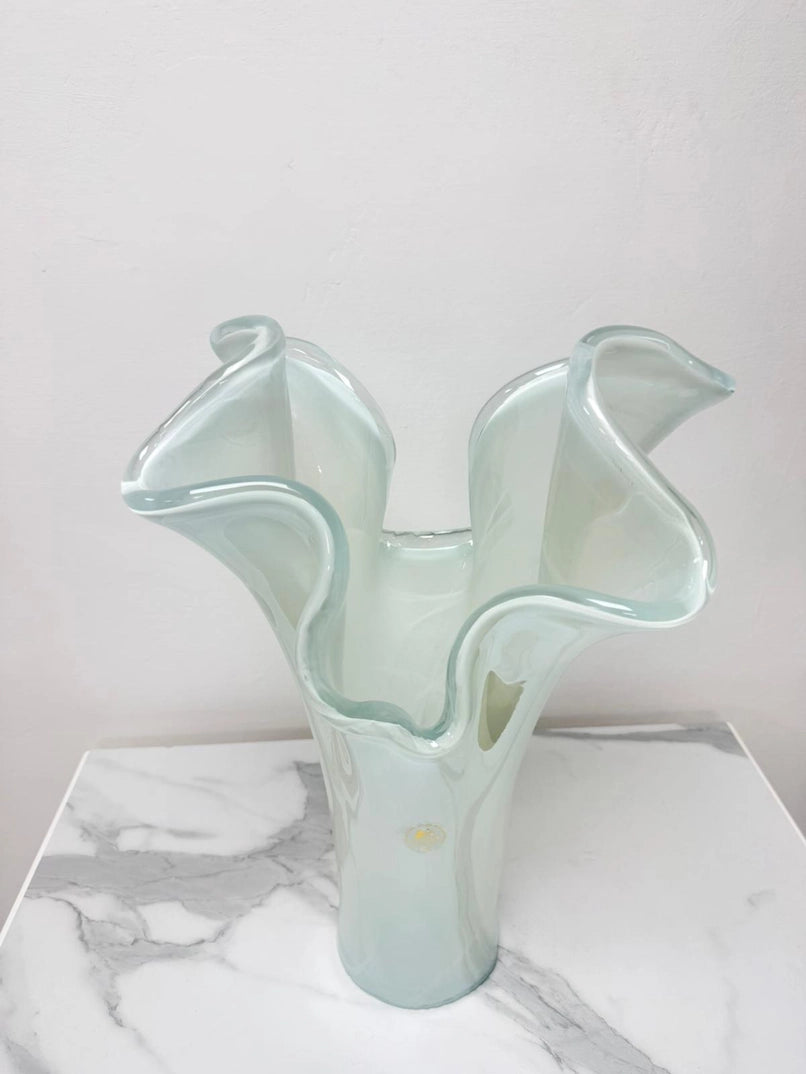 Vaso Champagne i Murano-glas - H 38 cm.