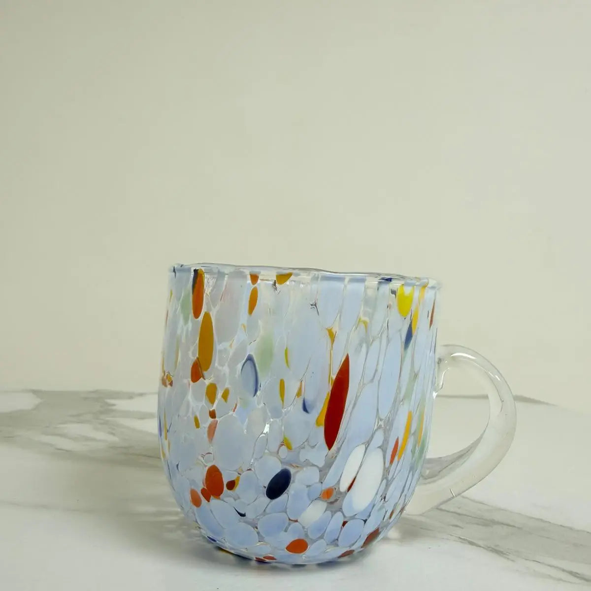 Cappuccino-kop Pervinca i muranoglas 250 ml