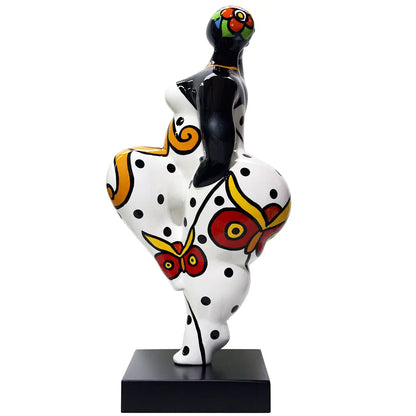 BLACK ISA - Håndmalet kunstfigur
