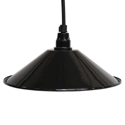 Trademark Living Enamel loftslampe - sort