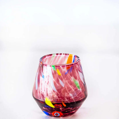 Murano-shotglas B8 i mundblæst glas 50 ml - Æske med 6 stk.