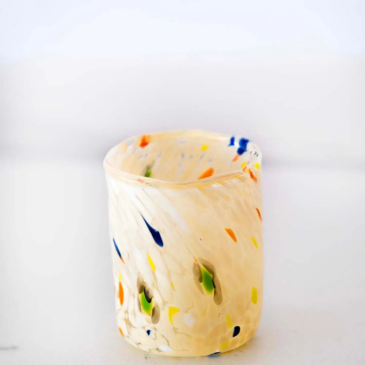 Cicchetto B7 Elfenben i Murano-glas - Æske med 6 stk.