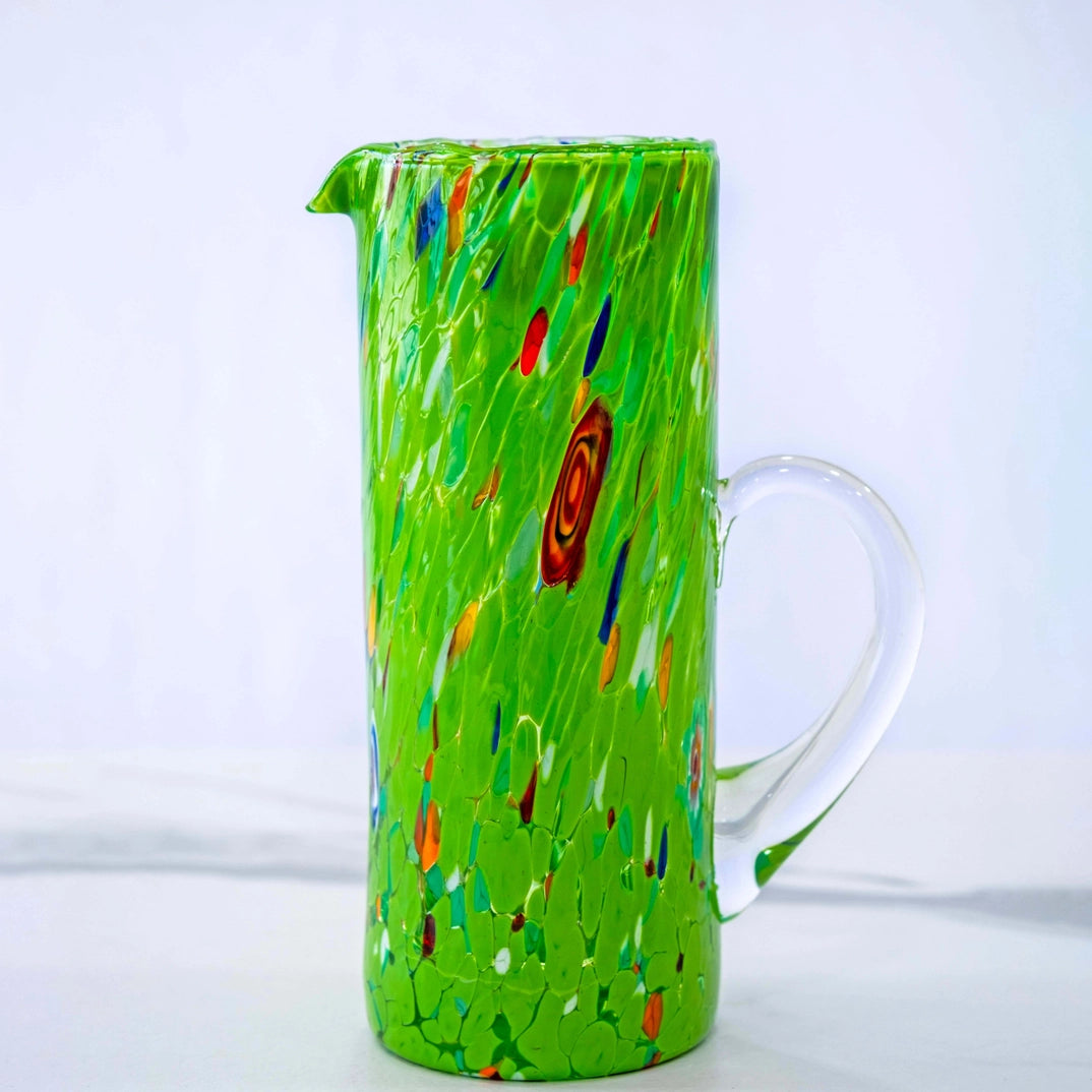 Kande - B1 Grøn i mundblæst Murano-glas 1000 ml