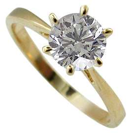 18K Gold Solitaire Ring, Brillant 1,00 ct.