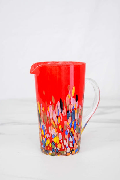 Brocca - Collezione Roma rød i muranoglas