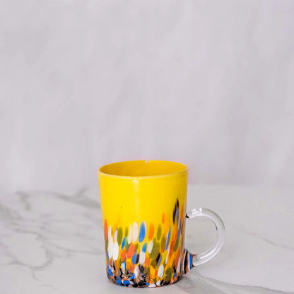 Kop Serie Roma Gul i Murano-glas