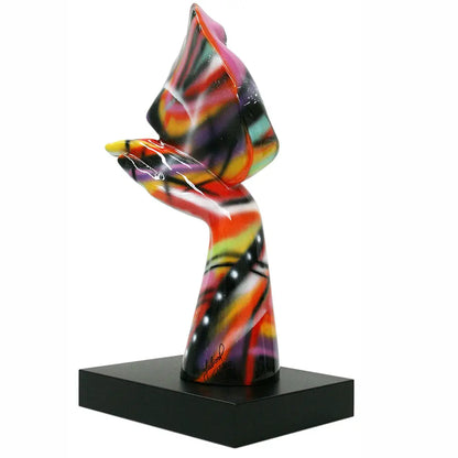 THE FACE AURORA - Håndmalet kunstfigur