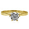 18K Gold Solitaire Ring - Brillant 0,70 ct.