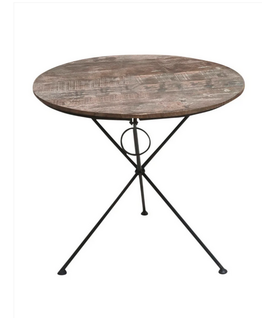 Rundt spisebord / cafebordi genbrugstræ