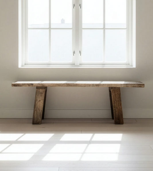 Bænk i  Genbrugt Træ