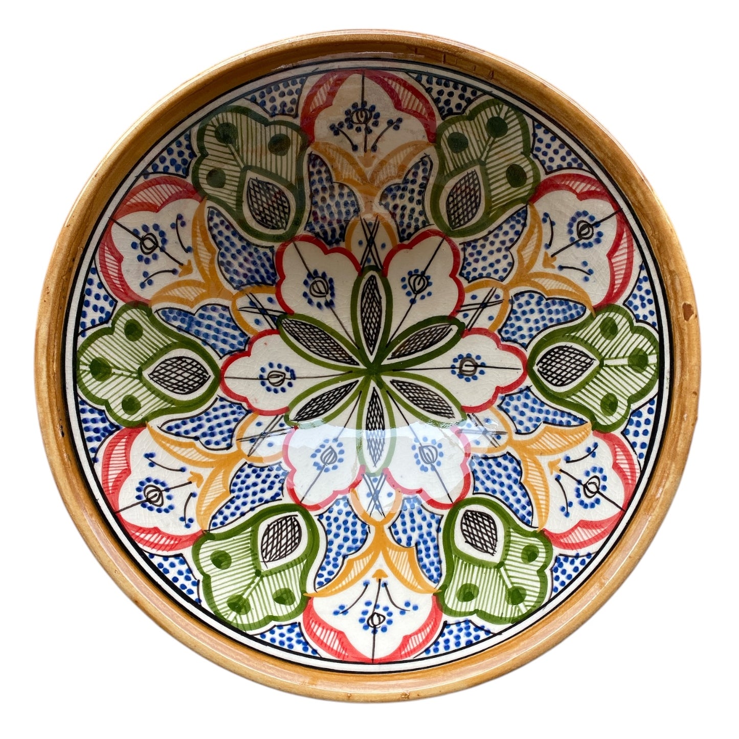 Marokkansk keramikskål – Meli - D 25 cm