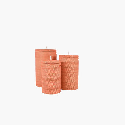Bambuskurv – Terracotta - 3 størrelser
