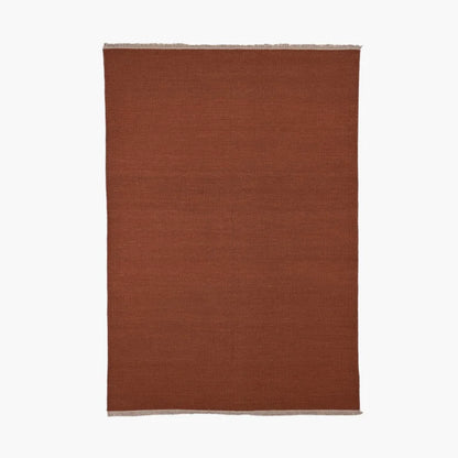 Light Terracotta II uldtæppe – Hue Kollektion - 140 cm x 200 cm