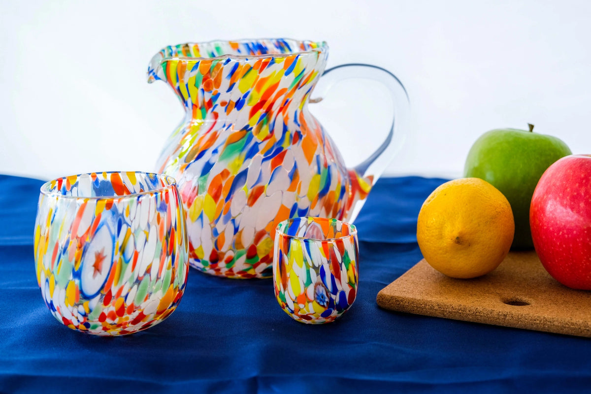 Kande - B9 multifarvet i muranoglas 1000 ml